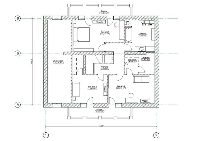 CHALET 350 m² — 3