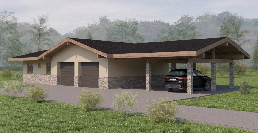 GARAGE / BATHHOUSE — 2